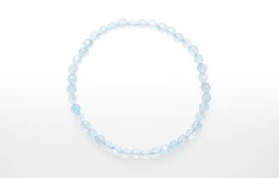 Aquamarine Bead Faceted