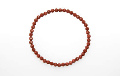 Goldstone Bead Faceted