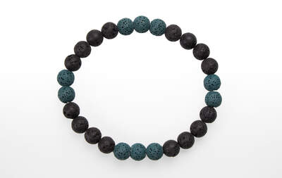 Lava (Green-Black) Bead for Men