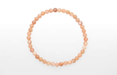 Moonstone Orange Bead