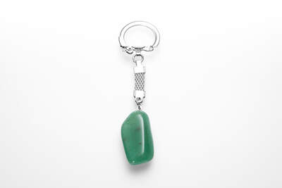 Avanturine Key Ring