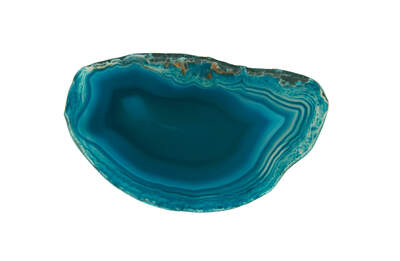 Agate Slice Teal B