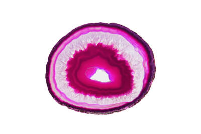 Agate Slice Pink