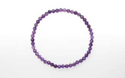 Amethyst AA Bead Faceted