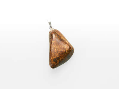 Bronzite Tumbled Pendant