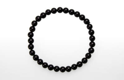 Obsidian Black Bead for Men