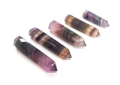 Rainbow Fluorite Cut Point