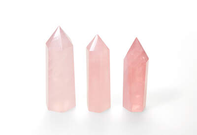 Rose Quartz Cut Point