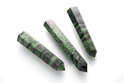 Ruby in Zoisite Point Obelisk