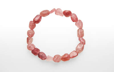 Quartz Strawberry Tumbled