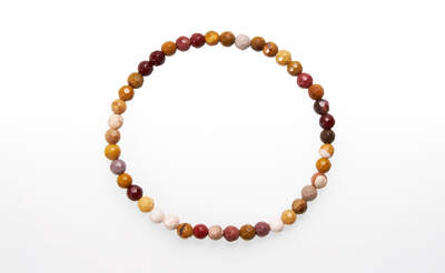 Mookaite A/B Bead Faceted