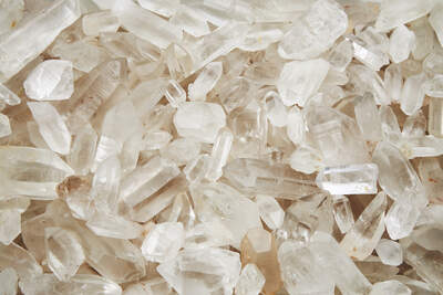 Rock Crystal Lemurian Points