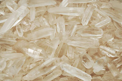Rock Crystal Lemurian Points