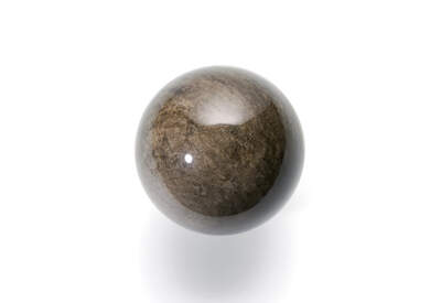 Obsidian Gold Sphere