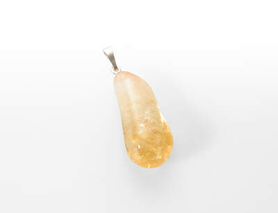 Citrine Tumbled Pendant