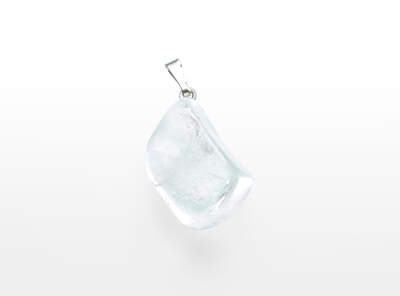 Rock Crystal Tumbled Pendant