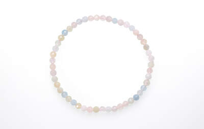 Morganite MIX A/B Bead Faceted