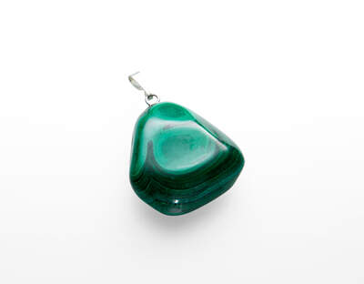 Malachite Tumbled Pendant