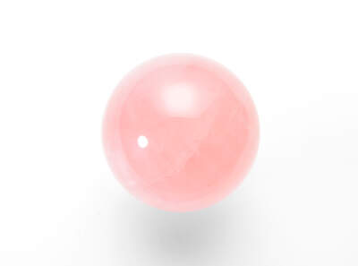 Rose Quartz with Asterism Sphere