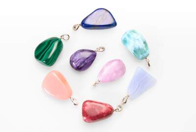 MIX Tumbled Gemstones Pendant