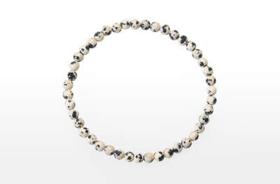 Jasper Dalmatian Bead