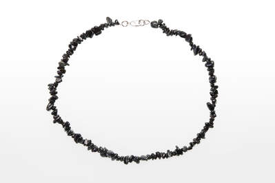 Obsidian Black Necklace Chips