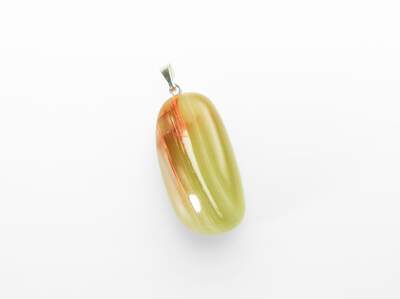 Aragonite Tumbled Pendant