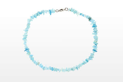 Aquamarine Chips Necklace