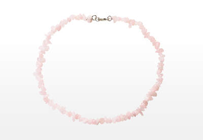 Rose Quartz Chips Necklace