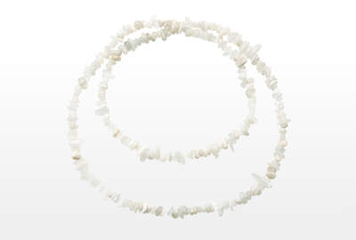 Moonstone White Chips Necklace Long