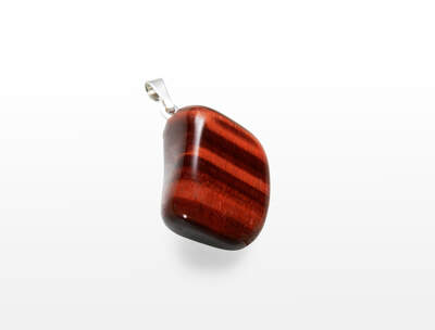 Bull`s Eye Tumbled Pendant