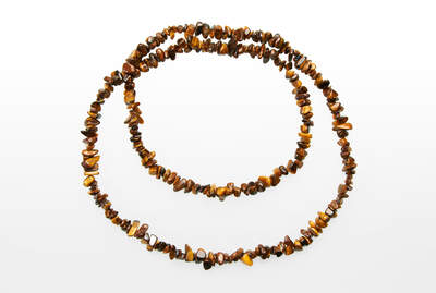 Tiger’s Eye Chips Necklace Long