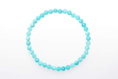 Amazonite Bead Faceted