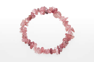 Strawberry Quartz Chips