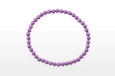 Phosphosiderite Bead Faceted