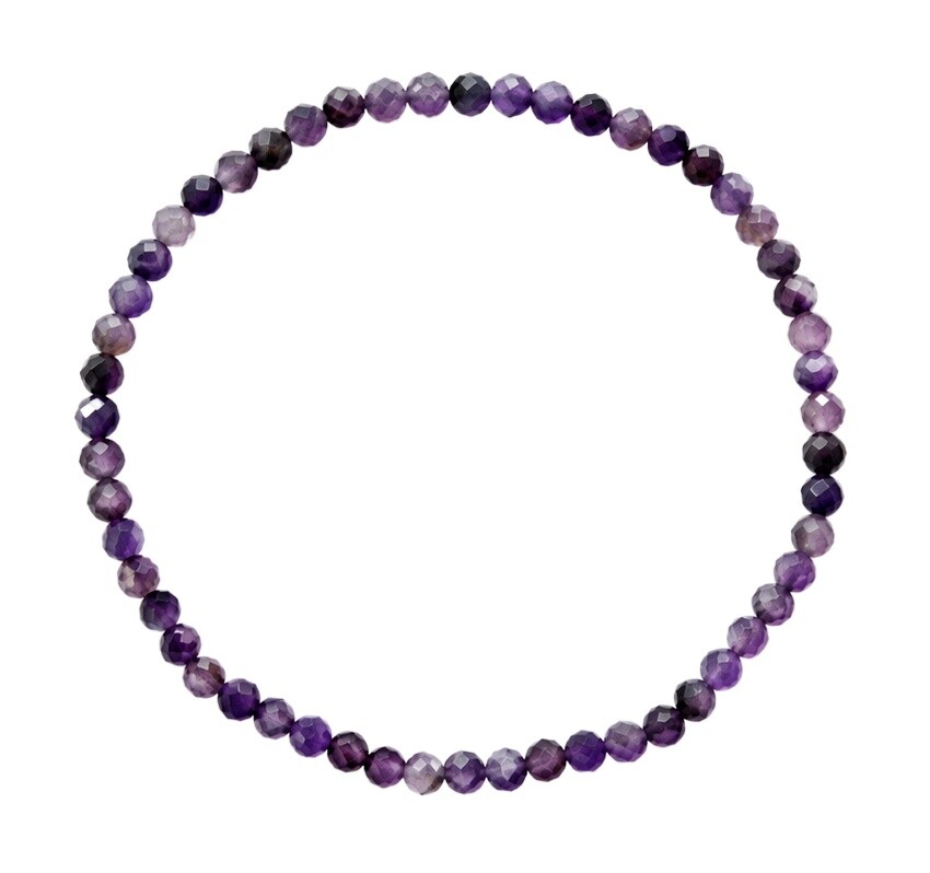 Faceted Bracelet Charoite 3mm