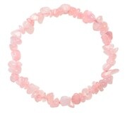 Chip Bracelet Rose Quartz
